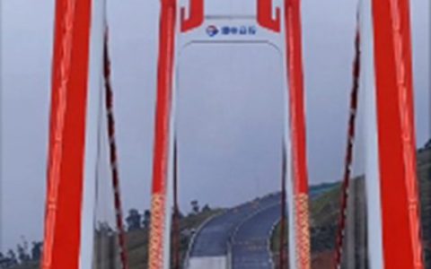 安盘高速天门北盘江大桥即将建成通车